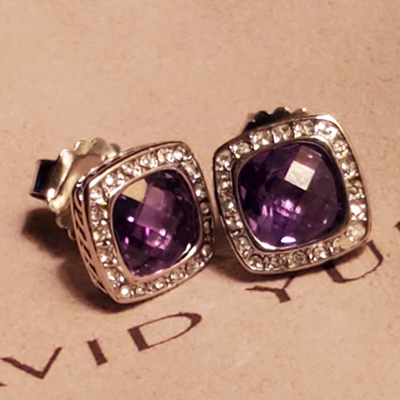 David Yurman Jewelry - David Yurman Albion 7mm Amethyst Earrings